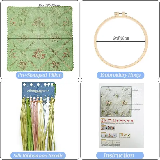 Crewel Ribbon Embroidery Kit {4}