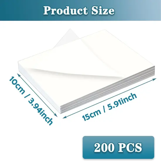 Diamond Painting Release Paper, Double-Sided Non-Stick Release Paper for Diamond Art 15x10cm Diamond Painting Cover Replacement for 5D Diamond Painting Accessories and Tools - 200 Pieces {2}