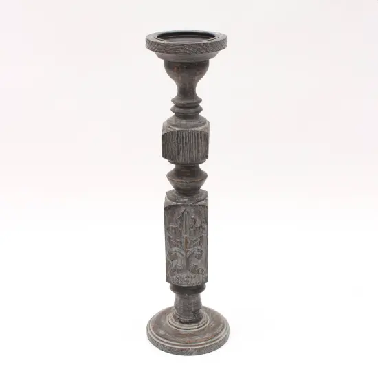 Decorative Wooden Centerpiece Candle Holder &ndash; 6 X 21&rdquo; &ndash; Elegant Candle Stand for Any Occasion {3}