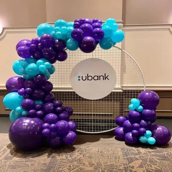 Dark Purple Latex Party Balloons - 100 Pack 12 inch Round Helium Purple Balloons {3}