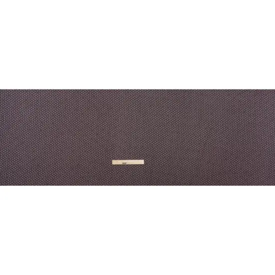 1 Yard Burgundy Crinkled Polyester Chiffon with Flocked Black & White Polka Dots 57 Inch Wide {4}