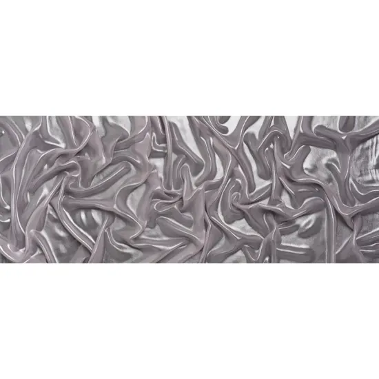 1 Yard Silver on Lavender Liquid Sheen Chiffon Sheer Metallic Polyester Fabric 60" Width {4}