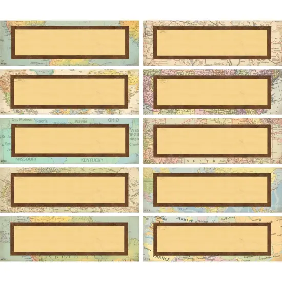 Travel the Map Labels Magnetic Accents, Pack of 20 {1}