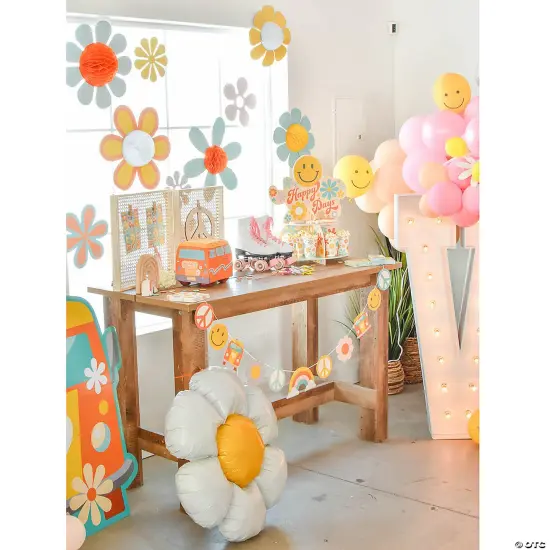 Groovy Party Happy Birthday Garland {3}