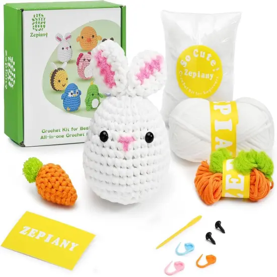 Crochet Kits for Beginners Stuffed Animal Knitting Sets {1}