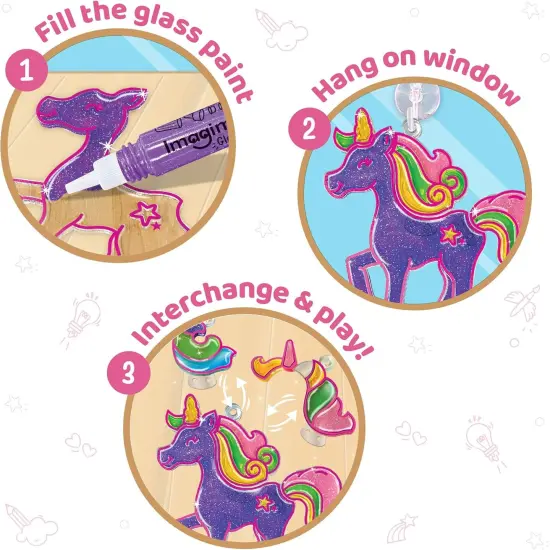 Window Art Princess & Unicorn {3}