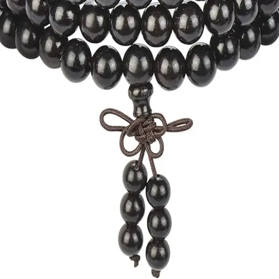 Mala Beads Bracelet 108 8mm Prayer Meditation Sandalwood Elastic&hellip; {3}