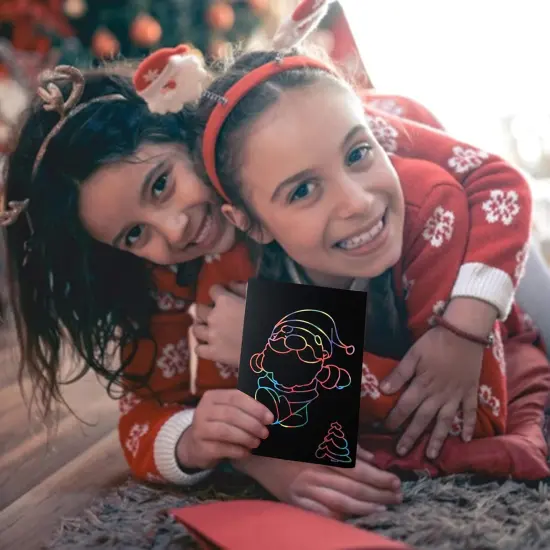 200 Pcs Scratch Paper Art Set {5}