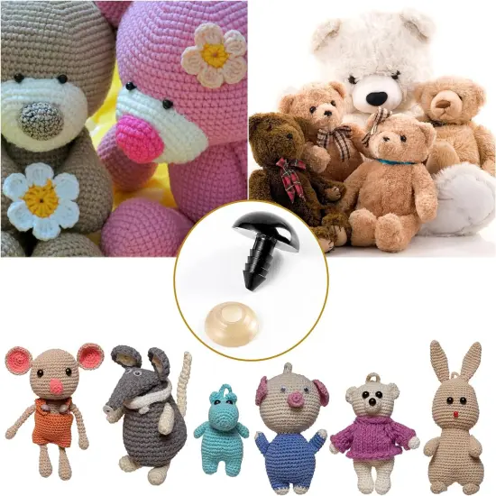 6-18 mm, 8 Sizes Safety Eyes for Crocheting {2}