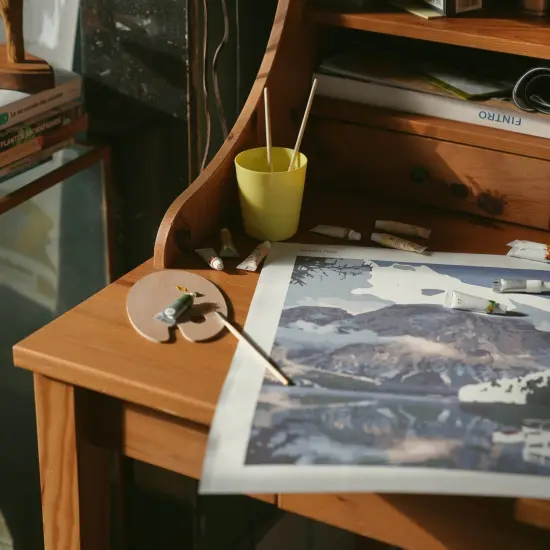 A Norwegian fjord cabin {4}