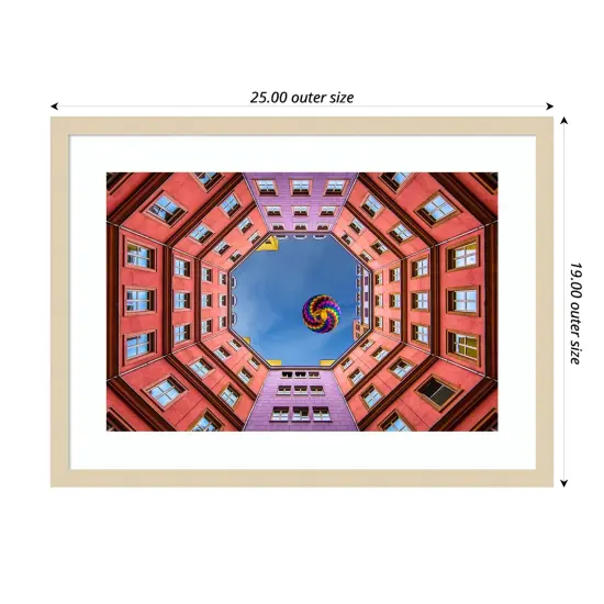 Shapes and Swirls by Anne Farrall Doyle Wood Framed Wall Art Print {4}