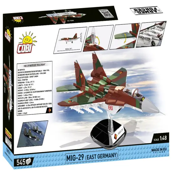 COBI Armed Forces MiG-29 (East Germany) Aircraft {4}
