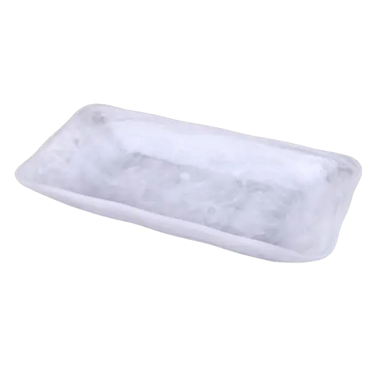 Resin White Swirl Tray {1}