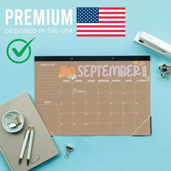 Teacher Desk Calendar 2025-2026 &ndash; 18-Month Desktop Calendar for Home {4}