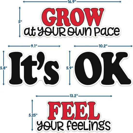 42 Pieces Peanuts Snoopy It's Ok to&hellip; Classroom Bulletin Board Set for Teachers {4}