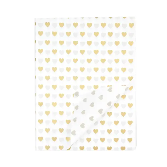 Wrapping Tissue Paper Bulk for Gift Bags, 3 Decorative Colors - Pink, White, Gold (60 Sheets) {6}