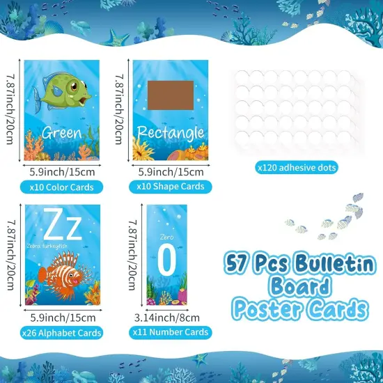 Alphabet and Number Bulletin Board Set Manuscript {3}