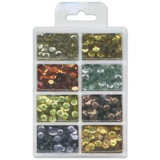 Craft Medley(TM) Creative Essentials Cup Sequins 7mm 0.56oz {3}