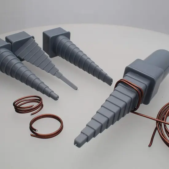 The Beadsmith Mandrel 4X, Wire Wrapping Set, 4 Different Shapes, Oval, Square, Round and Triangle, Plus Interchangeable Handle, Metal Jewelry Forming and Shaping Tool {5}