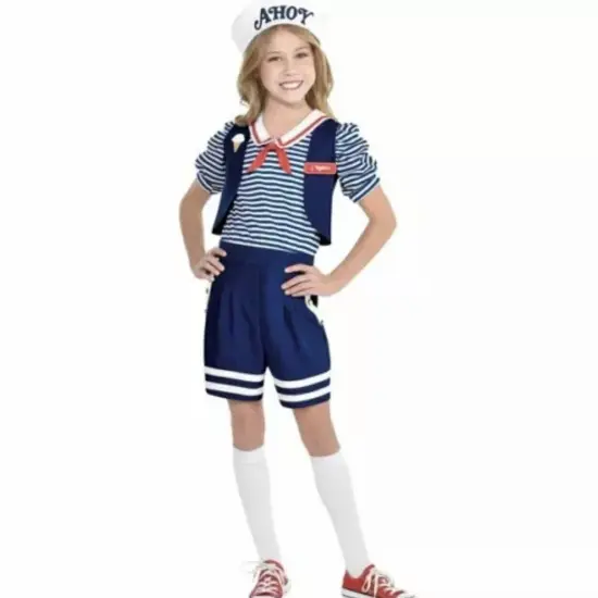 Tween Classic Stranger Things Robin Scoops Ahoy Costume {4}