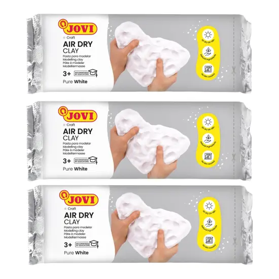 Air Dry Clay, White, 2.2lb Bar, Pack of 2 {1}