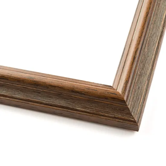 Panoramic Deco Brown Picture Frame - UV Acrylic, Foam Board Backing, Hanging Hardware {2}