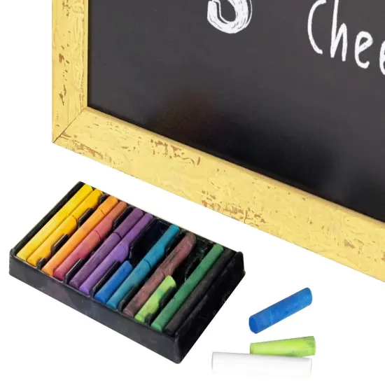 Photo Size Shabby Chic Yellow Frame - UV Acrylic, Foam Board Backing, Hanging Hardware {3}