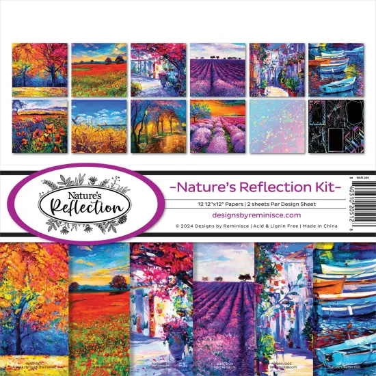 Reminisce Collection Kit 12"X12"-Nature's Reflection {1}