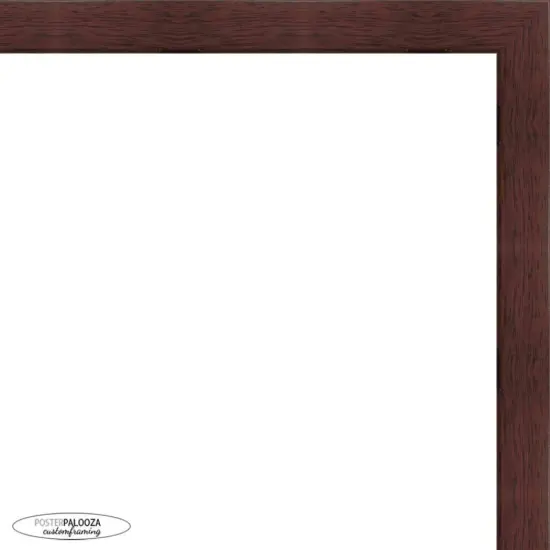 Minimalist Brown Picture Frame - UV Acrylic, Foam Board Backing, Hanging Hardware {2}