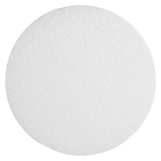 8 Inch Round Cake Dummy, Foam Cake Form (White, 8x4 Inches) {7}
