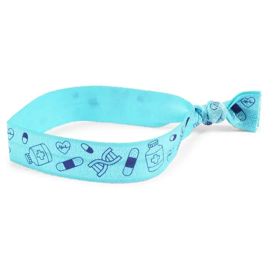 Elastic Hair Ties for Women, Nurse Appreciation Gifts (3 Colors, 30 Pack) Multicolor {5}