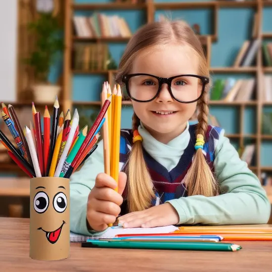 36 Pack Brown Cardboard Tubes for Crafts, DIY Craft Paper Roll for Diorama (1.6 x 4.7 In) {3}