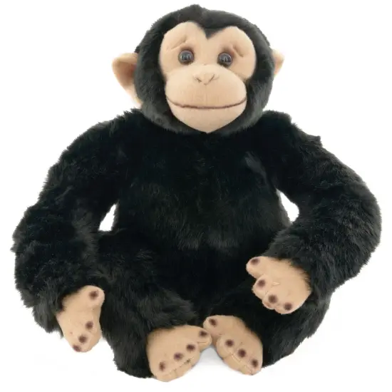 Bearington Bing The Chimpanzee Plush, 10.5 Inch Chimp Monkey Stuffed Animal, For Ages 3-14 Brown {1}