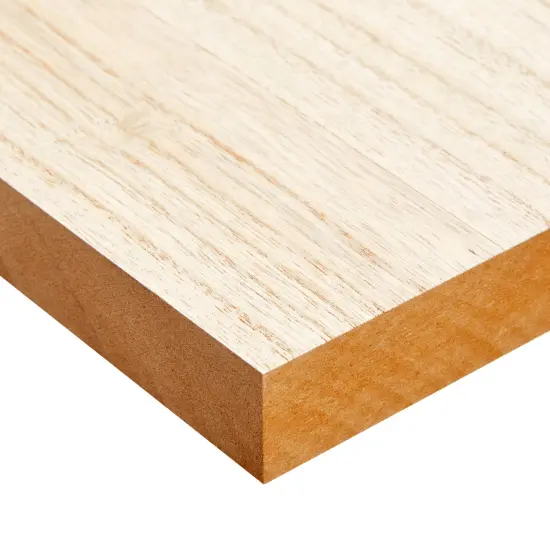 Bright Creations Unfinished MDF Wood Blocks for Crafts, 1 In Thick Wooden Square Blocks (6x6 In, 4 Pack) Brown {7}