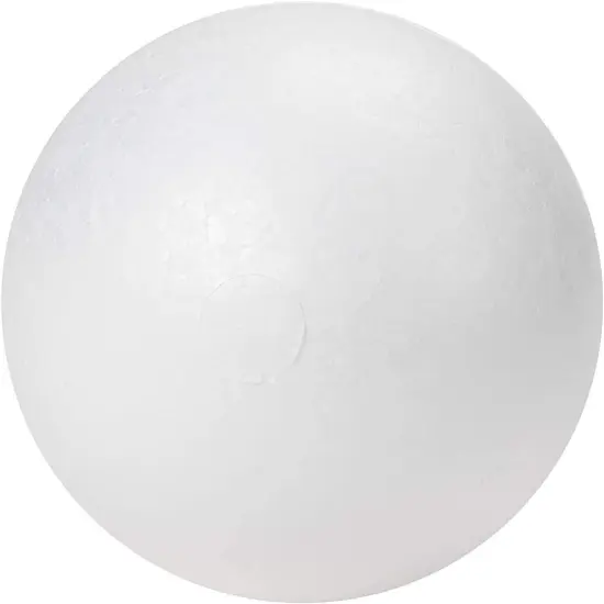 Two Halve Foam Balls for Arts and Crafts Supplies (4 In, 4 Pack) White {6}