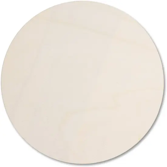 3 Pack Unfinished Wood Cutouts 12" Diameter, 0.2" Thick Wooden Round Circle Shape Wood Craft Natural Rustic Laser Cut Out Wood Pieces for Crafts Paintable Home Decoration DIY Supplies Party Brown {4}