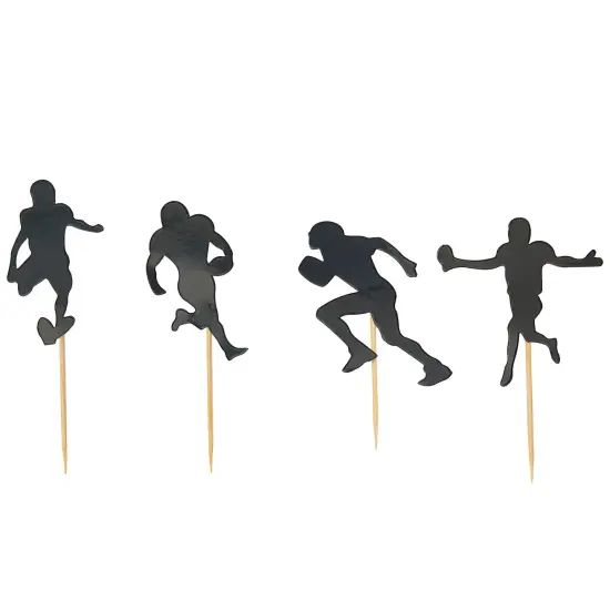 69 Piece Football Party Decorations Kit, Banner, Balloons, Cake and Cupcake Toppers, Cupcake Wrapper Multicolor {7}