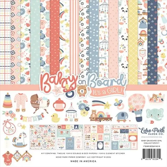 Echo Park Baby On Board - Girl Collection Kit {1}