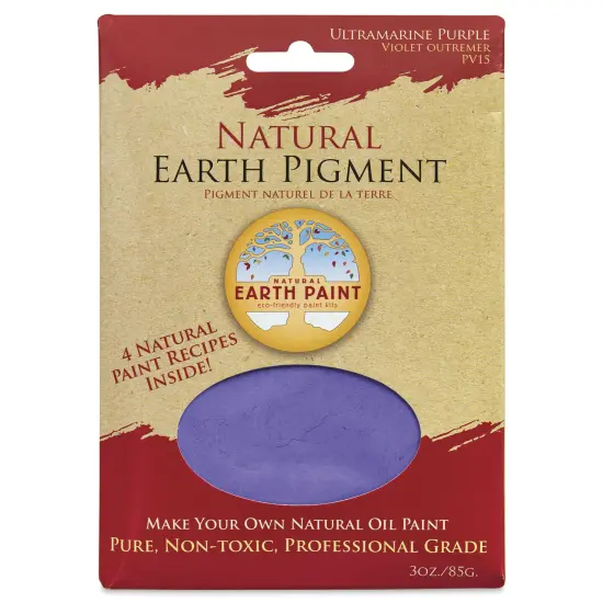 Natural Earth Paint Earth & Mineral Pigment - Ultramarine Purple, 3 oz {1}