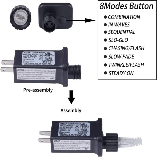 800 Led Pink String Lights Outdoor Waterproof Valentines Day Decorations, 330 Ft Pink Led String Lights for Bedroom, 8 Modes Plug in Fairy Lights for Outside, Pink Room Decor {5}