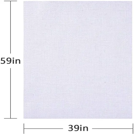 Cross Stitch Aida Fabric 14 Count, 59 by 39 Inch Large Size, Classic Reserve Cross Stitch Aida Cloth for Home DIY Embroidery Decoration {6}