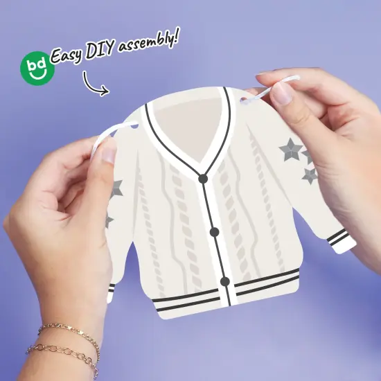 Big Dot of Happiness In My Party Era Garland Banner, Celebrity Concert Party Decorations Banner, 30 Feet of Cord, 15 Double-Sided Pop Star Album Icons {4}