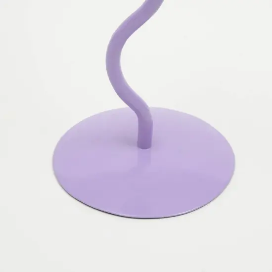 Home D&eacute;cor Groovy Glow Lilac Candle Holder - Stylish 4x10 Inch Decorative Candle Holder for Living Room & Home Accents {6}