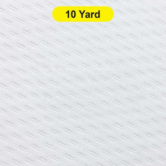Poly Mesh Performance Fabric White {1}