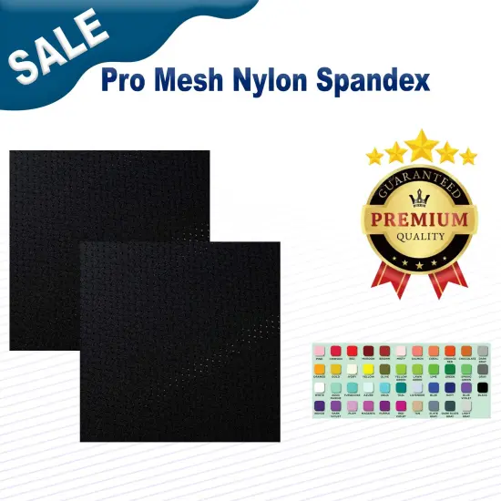 Pro Mesh Nylon Spandex Black/Medium {2}
