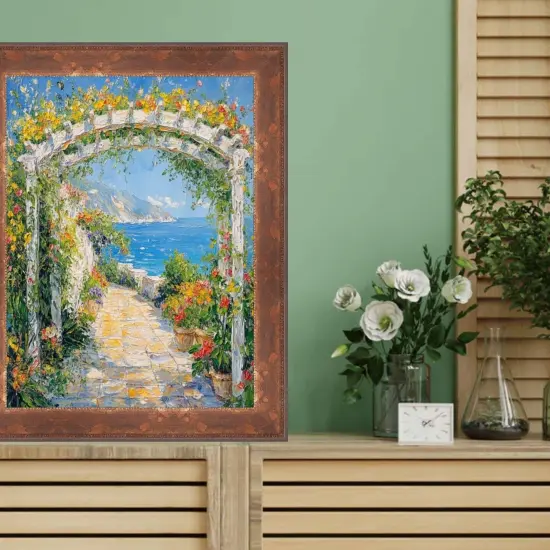 Rust Patina Bronze Gold Black Picture Frame 14x18 frame {3}