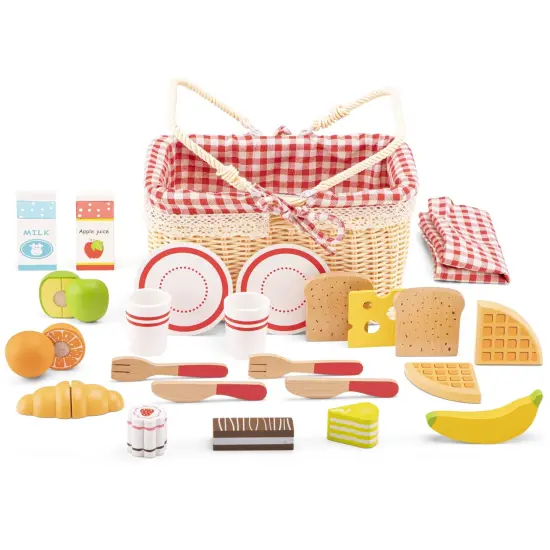 New Classic Toys Picnic Basket Set 27 pieces {4}