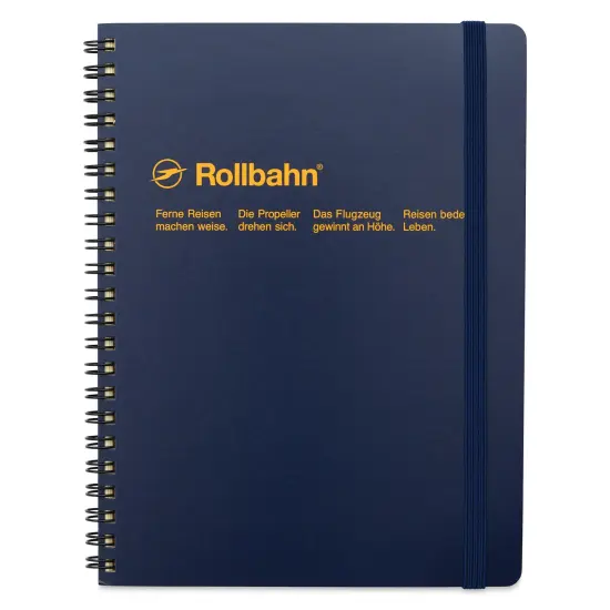 Delfonics Rollbahn Classic Spiral Notebook - Dark Blue, A5 {1}