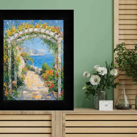 Modern Gallery Wall Gloss Black Picture Frame 24x30 frame {7}