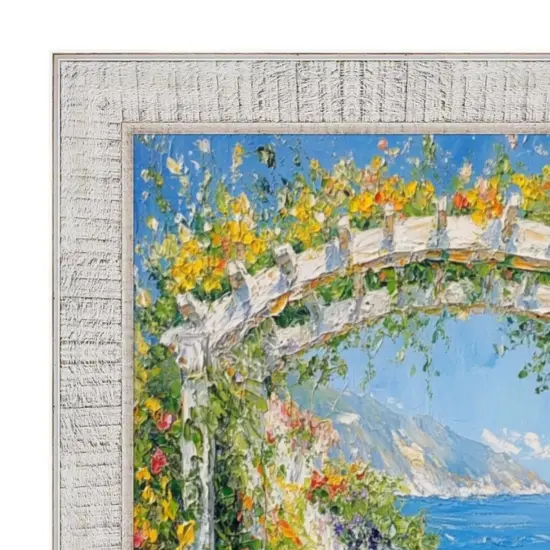 Rustic Wood White Wash Picture Frame 24x36 frame {1}